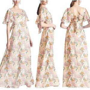 NWT Sachin + Babi Aurora Floral Gown in Antique Bouquet #Q1173
